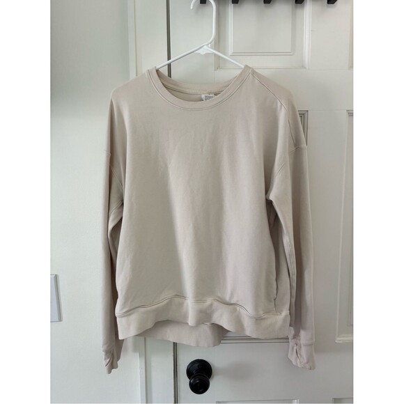 all in motion Sweaters - all in motion Beige Modal Athletic Sweater